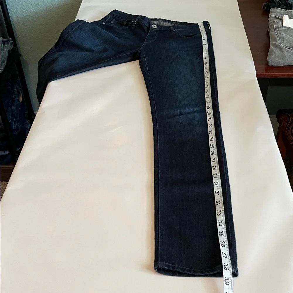 adriano goldschmied the stilt cigarette leg AG Jeans Sz 27R Blue Denim USA Made This womens pant is designed in Luscious Super Stretch Sateen with power stretch and a luxurious Ag Adriano Goldschmied The Stilt